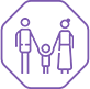 Parental myopia icon showing myopia genetic and environmental risk factors