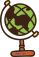 Table globe icon